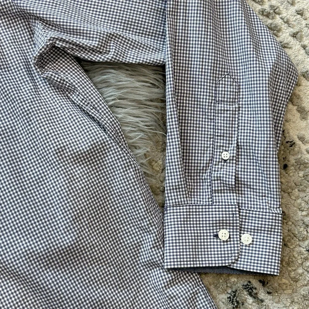 Banana Republic Soft Wash Tailored Slim Fit Work-wear Button Up Collared Size XL